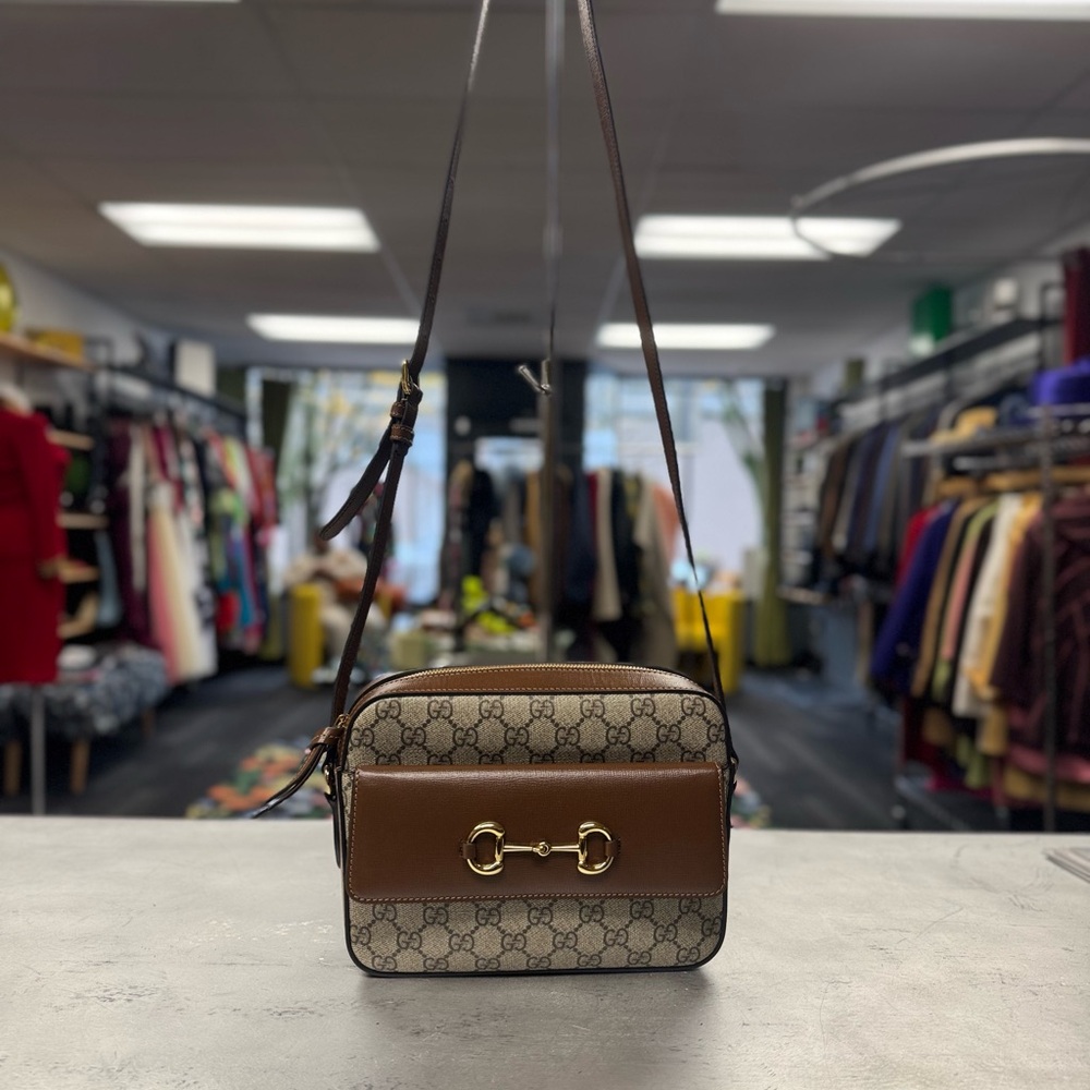 Gucci Signature Brown Crossbody Bag